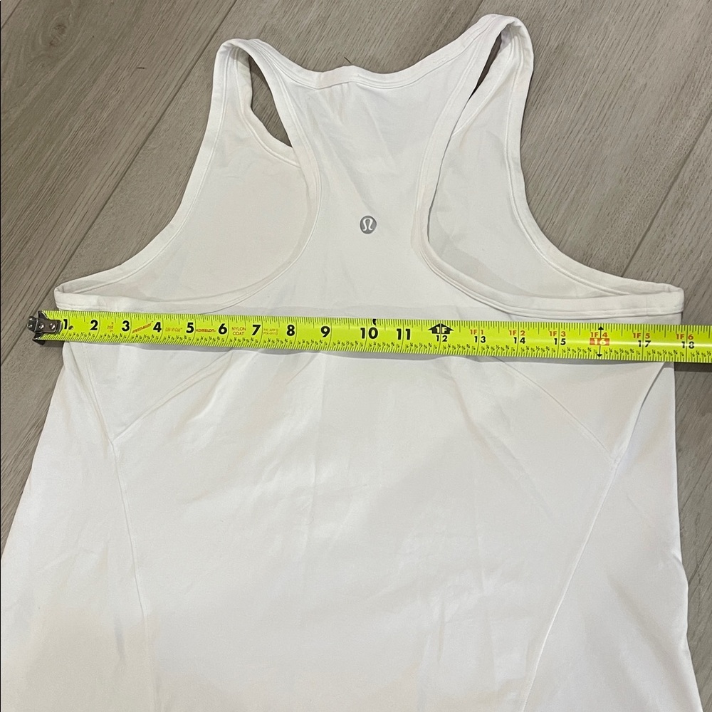 lululemon athletica White Racerback Tank - Picture 3 of 4